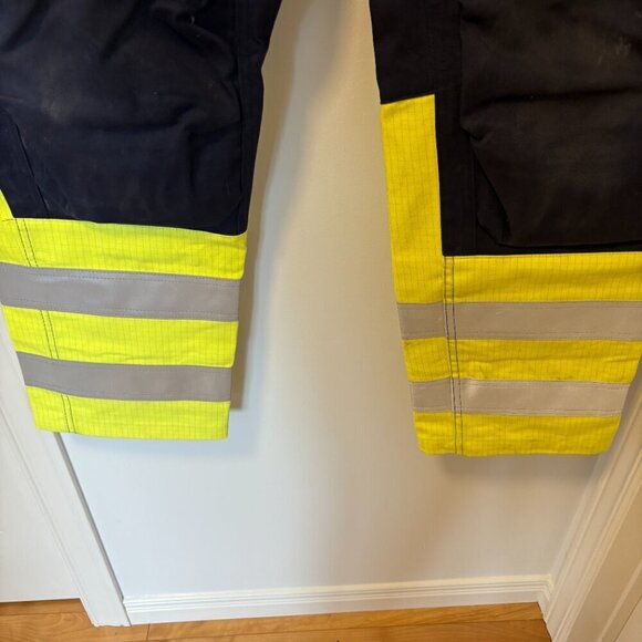 Blaklader Work Pants Mens 36X30 Navy Fire Rated Pockets Heavyweight Workwear - Picture 6 of 13